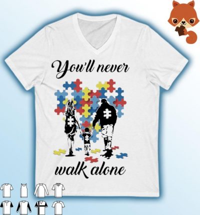 Squirreltee Vfamily You Ll Never Walk Alone Autism Shirt Dự An Biệt Thự Valora Mizuki Park Binh Chanh
