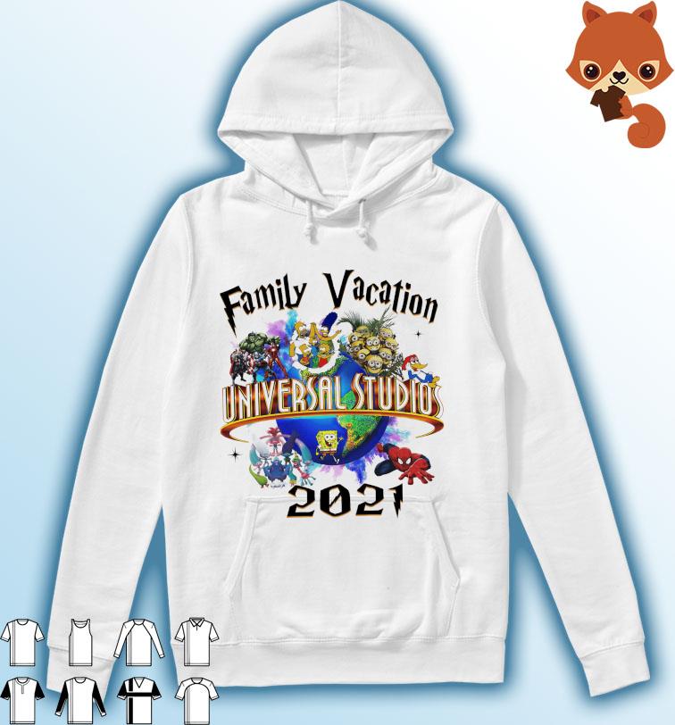 Download Family Vacation Universal Studios Characters 2021 Shirt Hoodie Sweater Long Sleeve And Tank Top