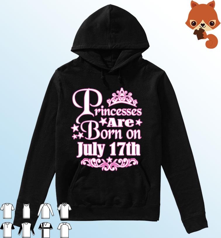 Real Princesses Are Born In July Birthday Gift Girls Toddler/Kids Sweatshirts 