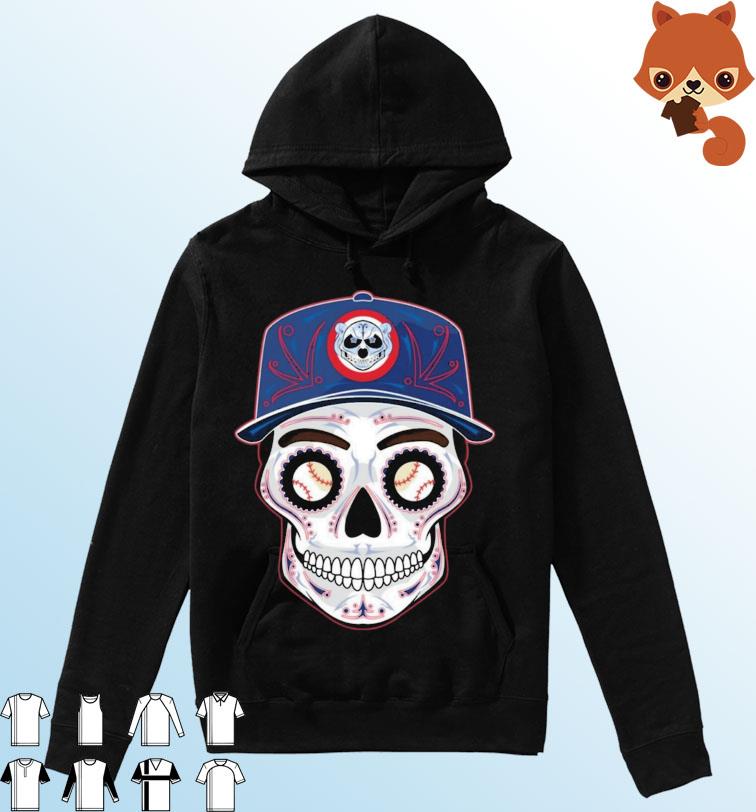 Chicago Cubs Sugar Skull Baseball Shirt, hoodie, sweater, long