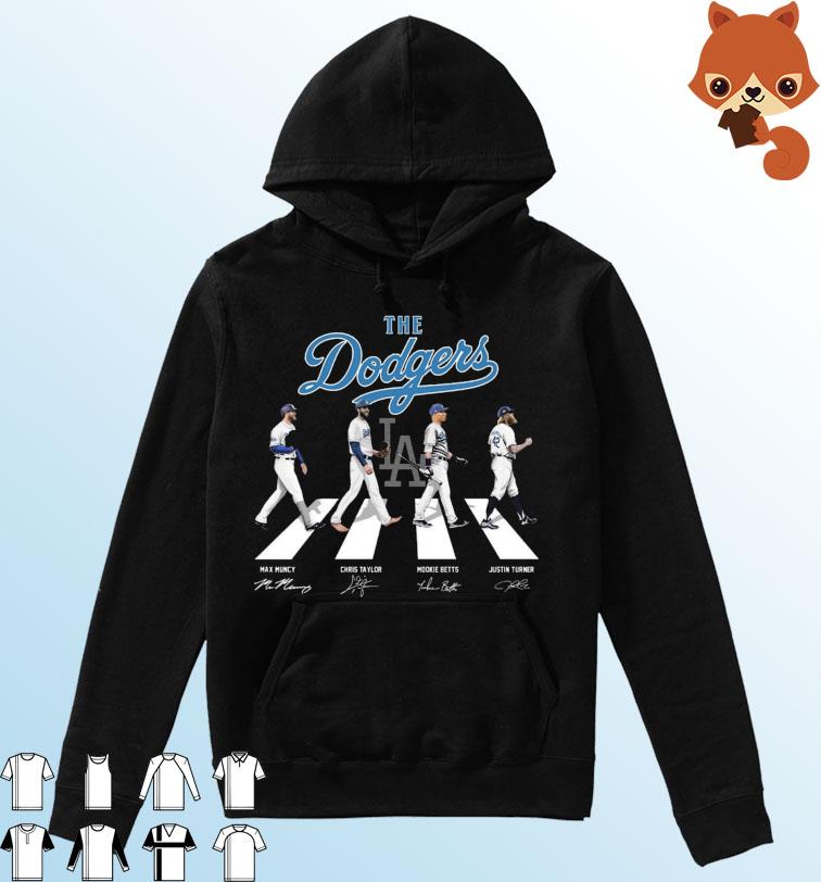 The Dodgers Abbey Road signatures shirt, hoodie, sweater, long sleeve and  tank top