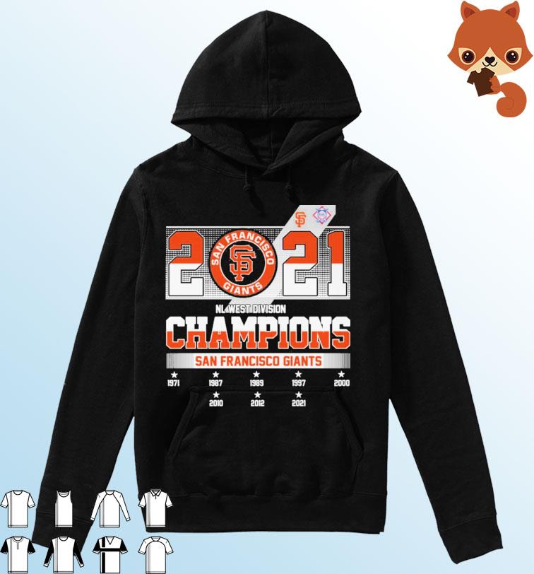 2021 San Francisco Giants Nl West Division Champions Shirt MLB Nl Wild  Card, hoodie, sweater, long sleeve and tank top