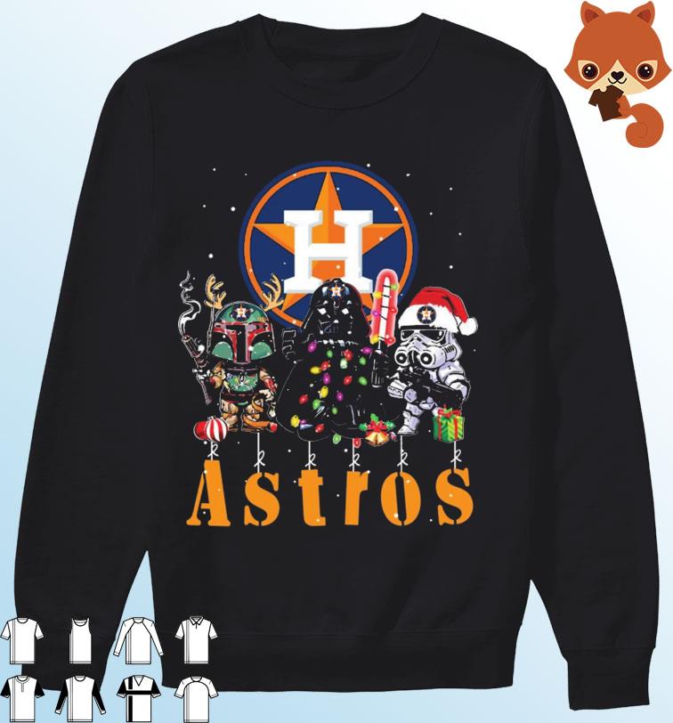 Houston Astros Star Wars Characters Merry Christmas Sweatshirt, hoodie,  sweater, long sleeve and tank top