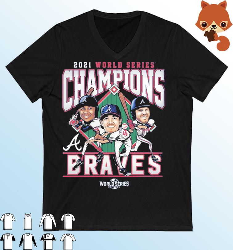 2021 World Series Champions Atlanta Braves Teams Cartoon Shirt -  Tentenshirts