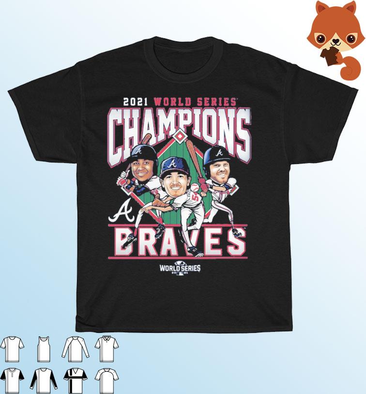 2021 World Series Champions Atlanta Braves Teams Cartoon Shirt