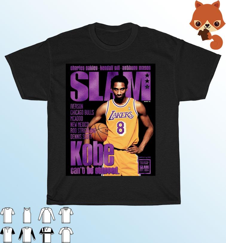 SLAM Kobe Bryant Can't Be Stopped Shirt Purple Metal, hoodie, sweater, long  sleeve and tank top