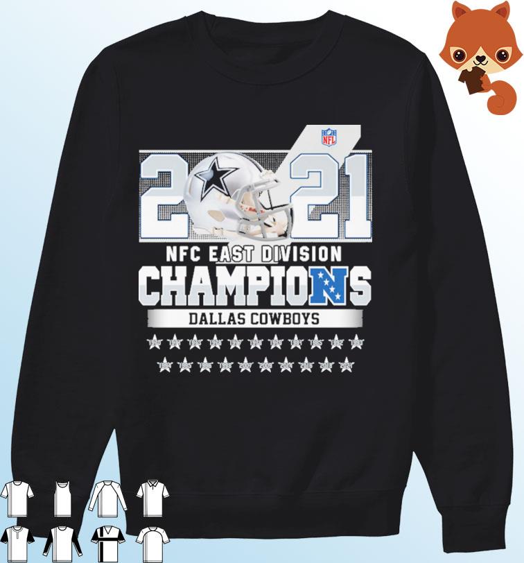 Dallas Cowboys Nfc East Champions 2021 shirt,Sweater, Hoodie, And Long  Sleeved, Ladies, Tank Top