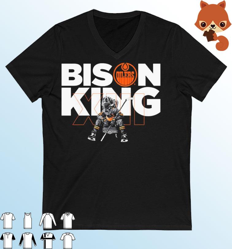 Jesse Puljujarvi Edmonton Oilers Hockey Bison King Shirt - Tentenshirts
