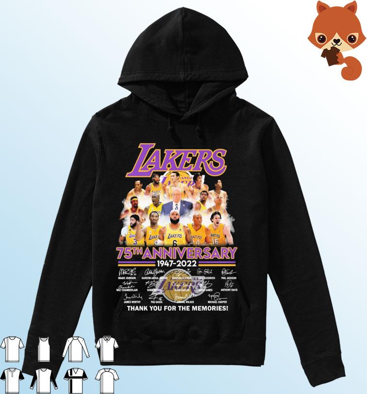 Los Angeles Lakers 75Th Anniversary 1940 2023 Shirt, hoodie, sweater, long  sleeve and tank top