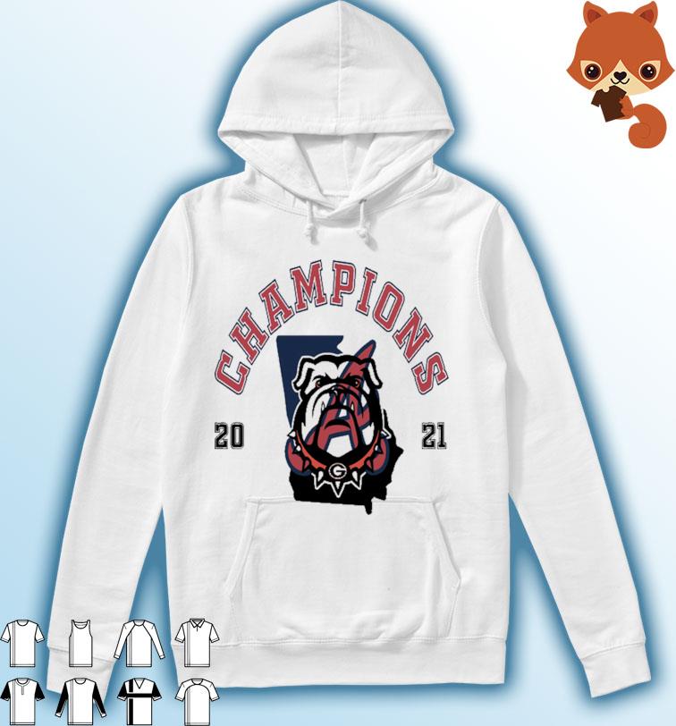 2021 Champions UGA Bulldogs Braves Celebration Unisex T Shirt