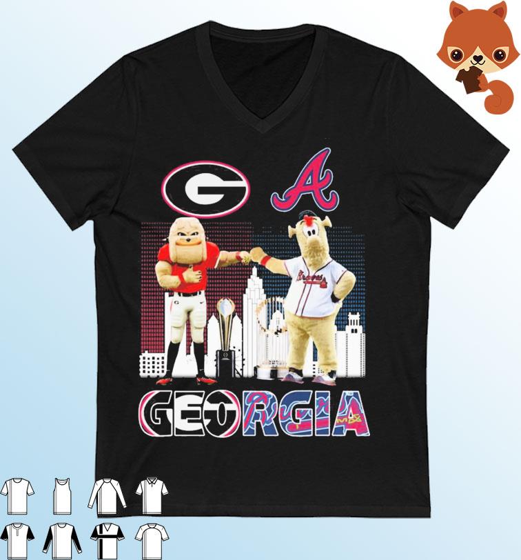 Georgia Bulldogs and Atlanta Braves mascot National Championship
