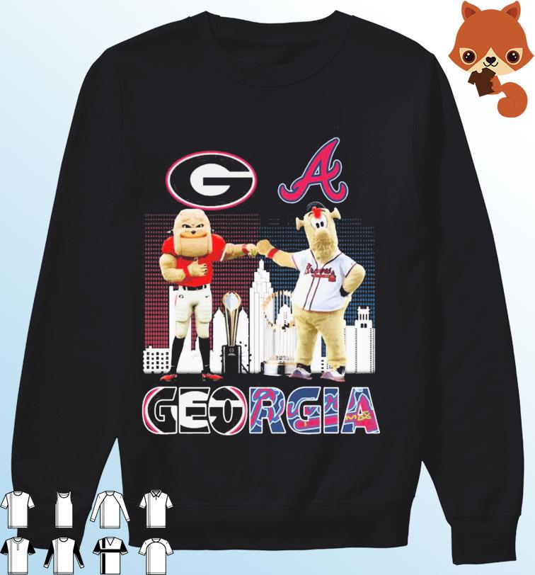 Official 2022 Atlanta Braves and Georgia Bulldogs georgia 2021 world series  champions 2021 national champion shirt, hoodie, sweater and long sleeve