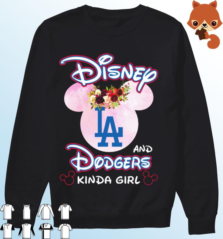 Disney Mickey And Los Angeles Dodgers Kinda Girl Shirt, hoodie, sweater,  long sleeve and tank top