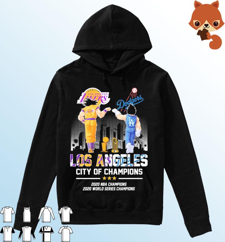 Los Angeles Lakers And Dodgers City Of Champions 2020 NBA Champions 2020 World  Series Champions Shirt, hoodie, tank top, sweater and long sleeve t-shirt
