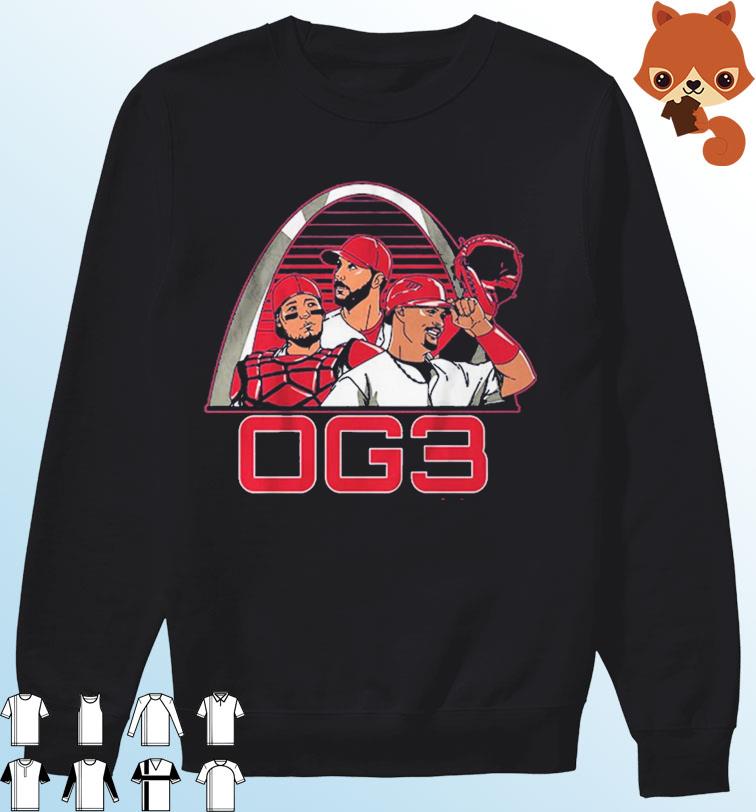 St. Louis Cardinals Yadier Molina Adam Wainwright Albert Pujols OG3 logo T- shirt, hoodie, sweater, long sleeve and tank top