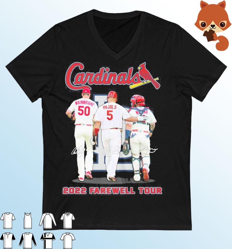 St Louis Cardinals Baseball Team 2022 Farewell Tour Signatures