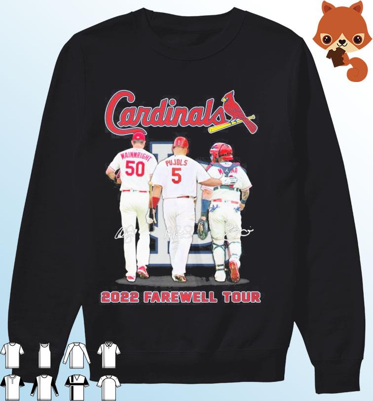 St Louis Cardinals Baseball Team 2022 Farewell Tour Signatures Shirt,  hoodie, sweater, long sleeve and tank top