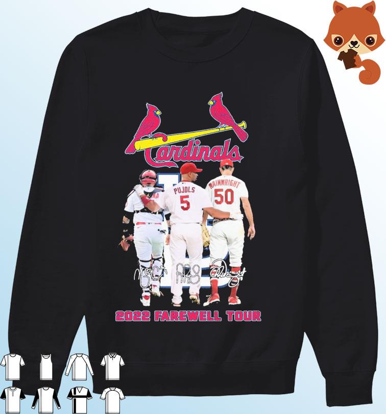 St Louis Cardinals 2022 Farewell Tour signatures shirt, hoodie, sweater,  long sleeve and tank top