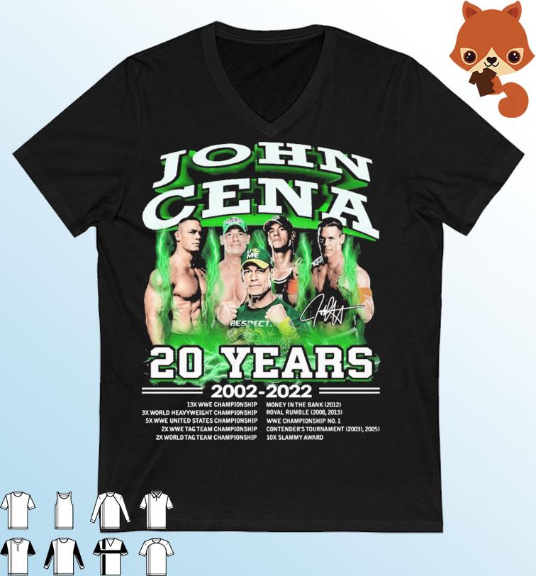 john cena 2022 green shirt