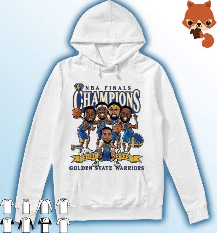 Golden State Warriors NBA Finals 2021 2022 Champions Caricature cartoon  shirt, hoodie, sweater, longsleeve and V-neck T-shirt