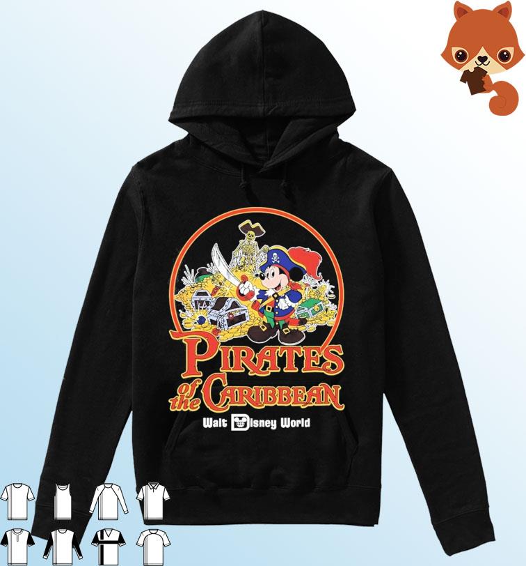 Walt Disney World Mickey Pirate Pirates of the Caribbean Shirt