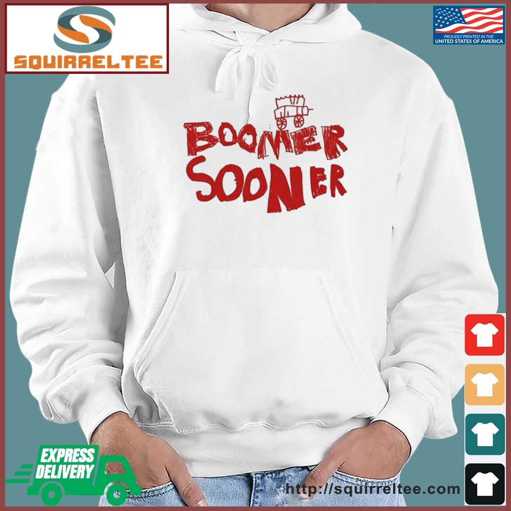 Boomer Schooner Doodle T-s hoodie white