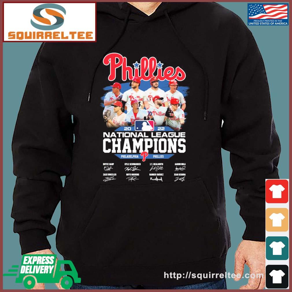 Phillies 2022 National League Champions Philadelphia Phillies Baseball Team  Signatures Shirt, hoodie, sweater, long sleeve and tank top