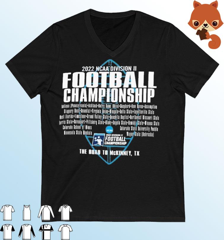 2022 NCAA Division II Football Championship The Road To McKinney shirt
