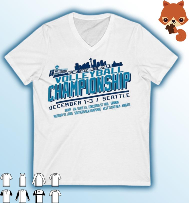 2022 NCAA Division II Women's Volleyball Championship December 1-3 Seattle Shirt