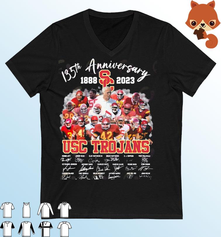 135th Anniversary 1888 – 2023 USC Trojans Thank You For The Memories T-Shirt