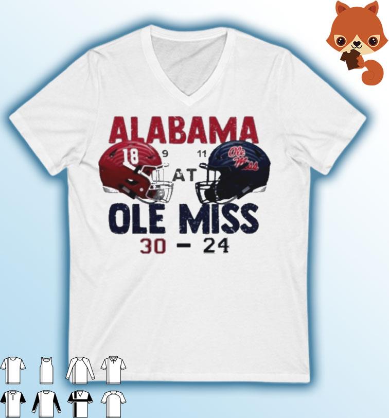 Alabama Crimson Tide 30-24 Ole Miss Rebels Game Day 2022 Shirt