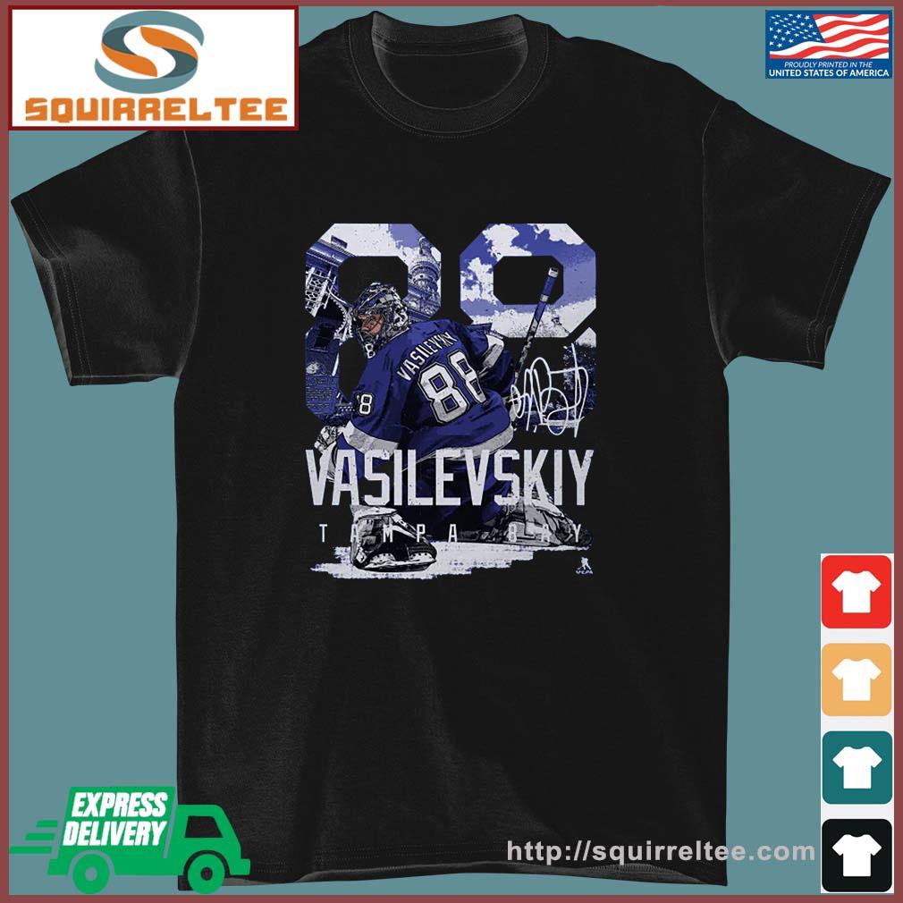 Andrei Vasilevskiy Tampa Bay Lightning Landmark Signature Shirt