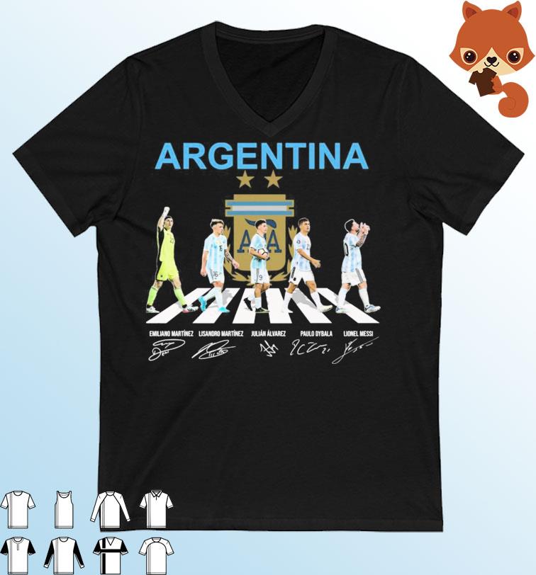Argentina Football Team Abbey Road Signatures Shirt