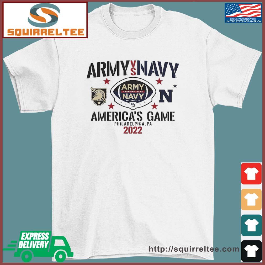 Army Black Knights vs. Navy Midshipmen 2022 Matchup T-Shirt