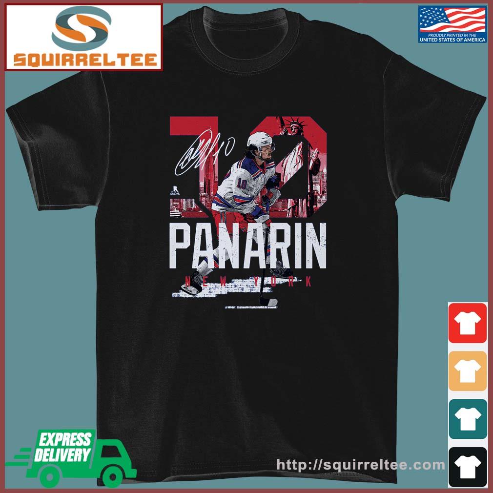 Artemi Panarin New York Rangers Landmark Signature Shirt