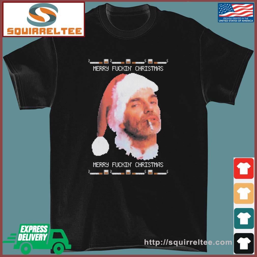 Billy Bob Thornton Merry F'n Christmas Ugly Shirt