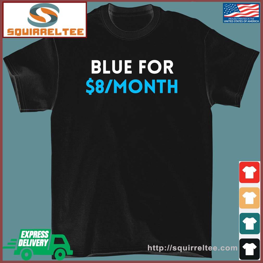 Blue for $8-month - Your Feedback is Appreciated Now Pay 8 T-Shirt