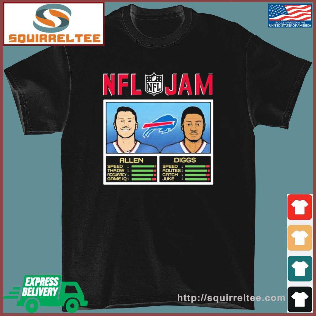 Buffalo Bills Josh Allen And Stefon Diggs NFL Jam T-shirt