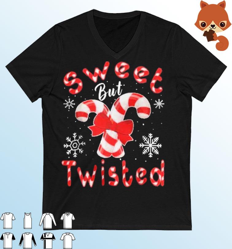 Candy Cane Sweet But Twisted Christmas Shirt
