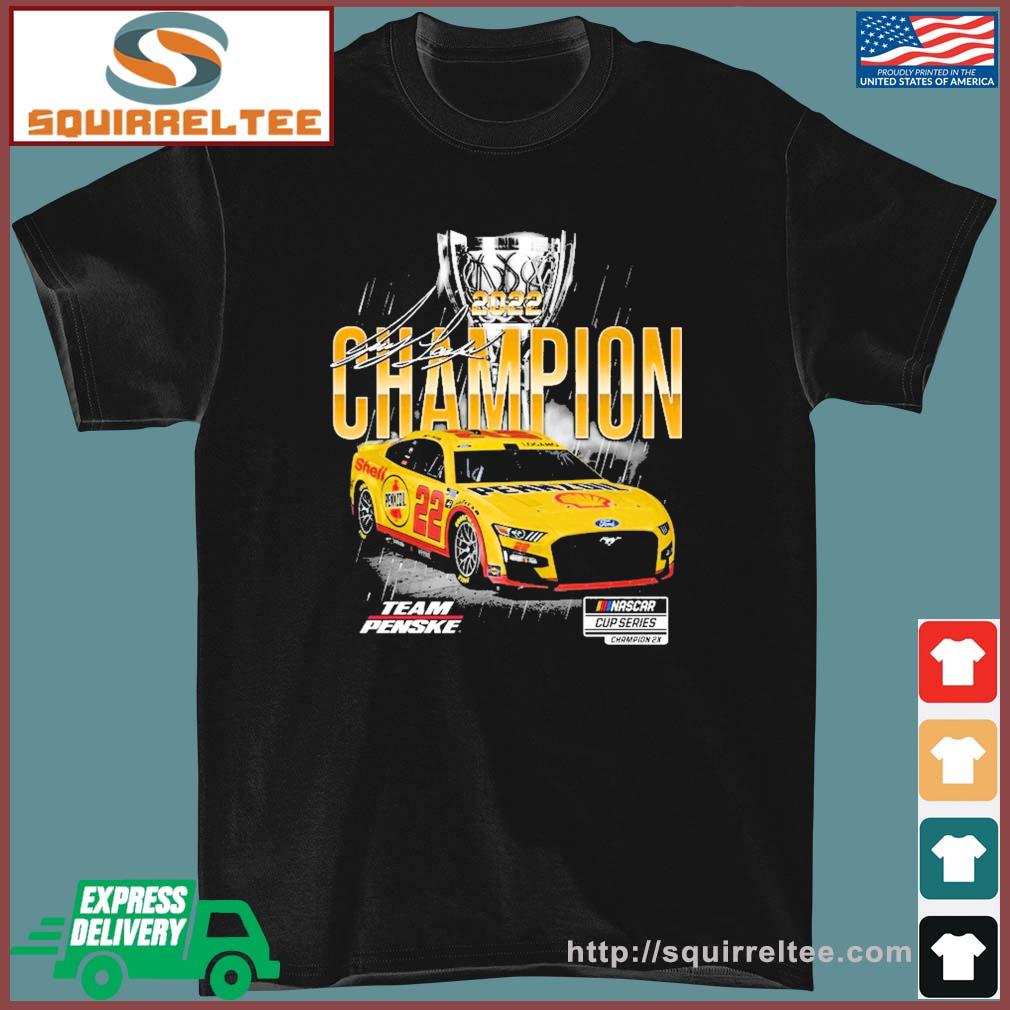 Champion Joey Logano NASCAR Cup Series 2022 Signature Shirt