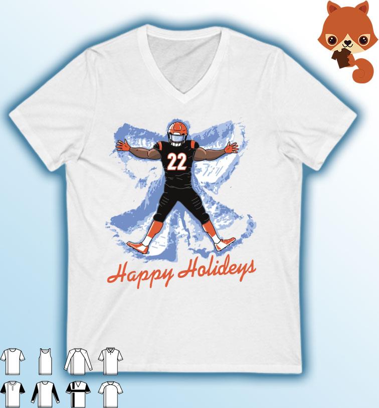 Cincinnati Bengals Williams Jackson Happy Holideys Christmas Shirt