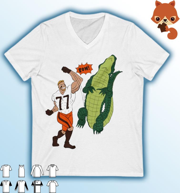 Cleveland Browns Pow Gator Hunter T-shirt