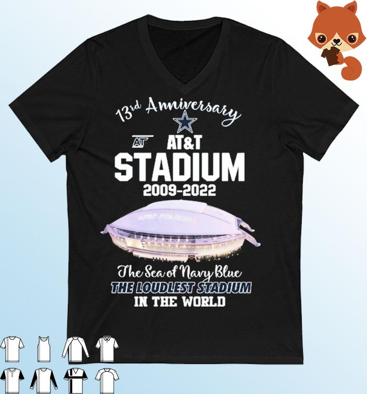 Dallas Cowboys 13rd Anniversary At At&T Stadium Stadium 2009-2022 Shirt