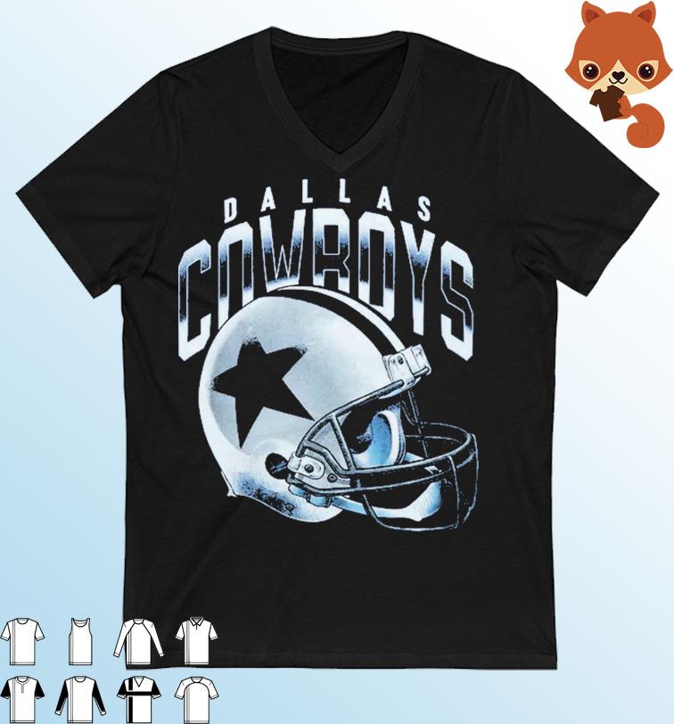 Dallas Cowboys Gradient Helmet Shirt