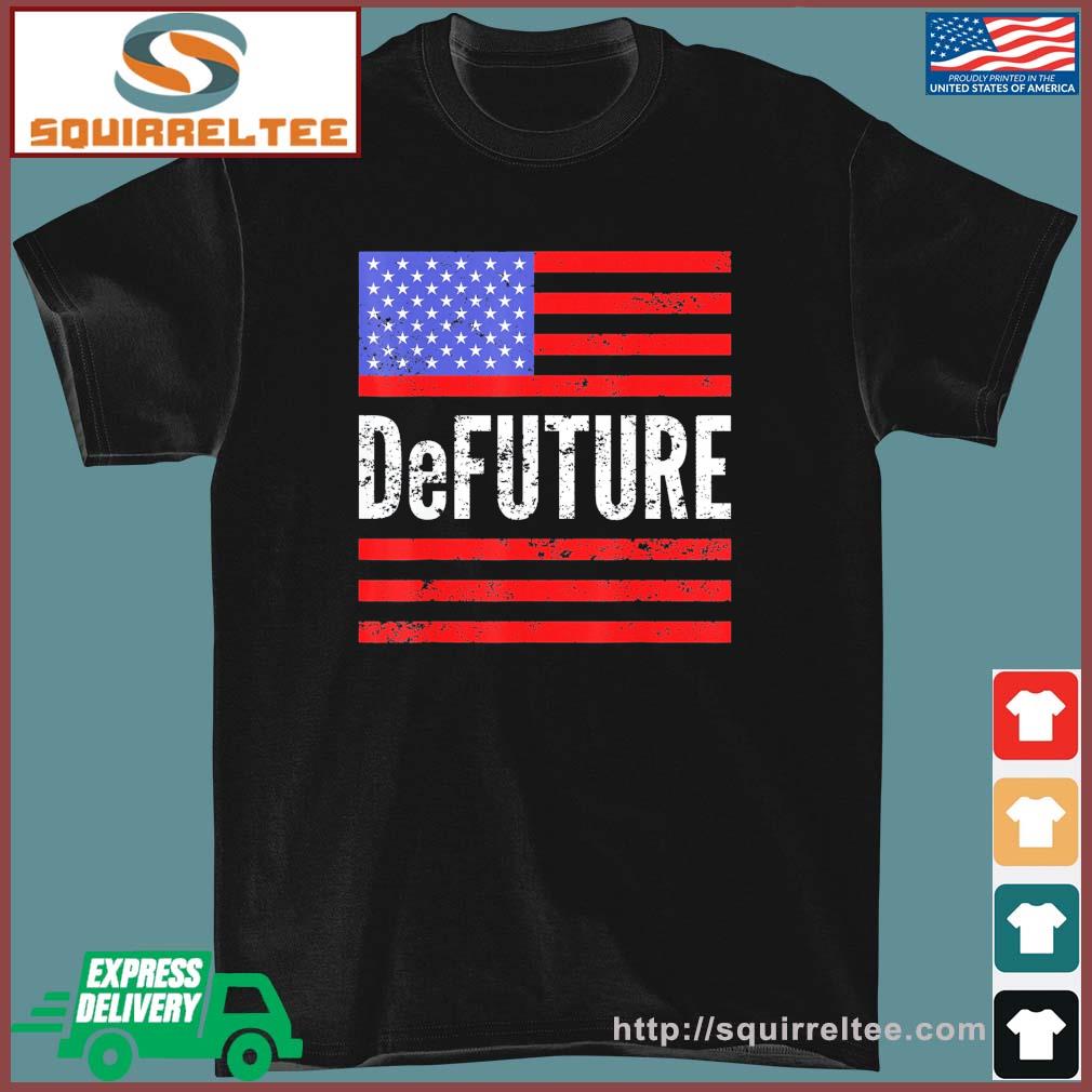 DeFUTURE Ron Desantis American Flag Florida Vintage T-Shirt