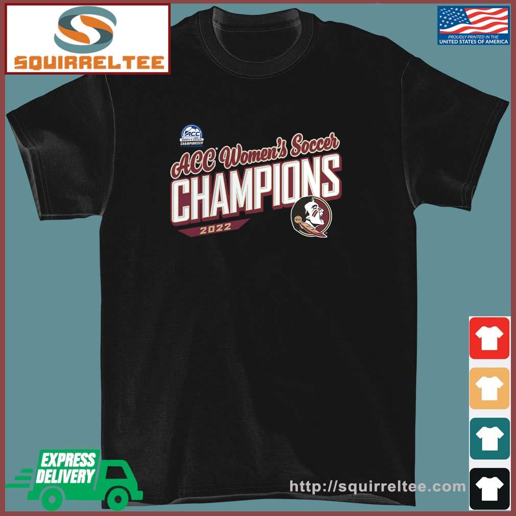 Florida State Seminoles 2022 ACC Women's Soccer Conference Tournament Champions T-Shirt