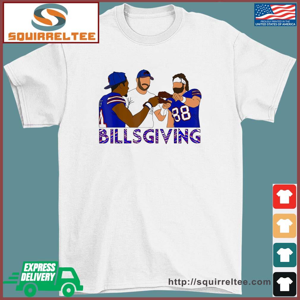Happy BillsGiving Chicken Football Thanksgiving T-Shirt