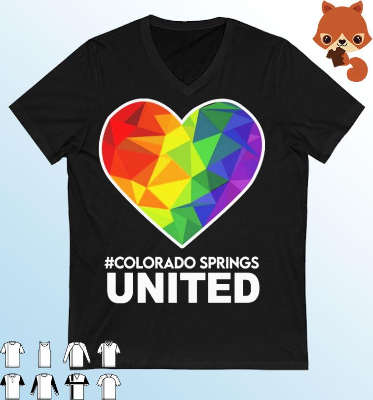Heart LGBT Colorado Springs United Shirt