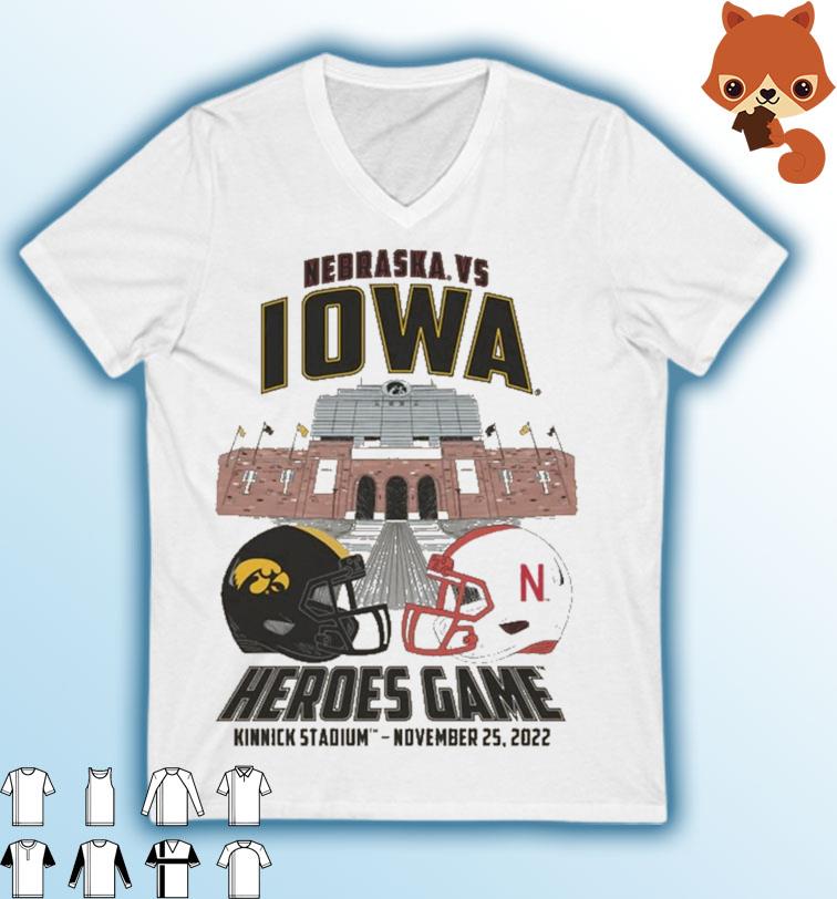 Heroes Game 2022 Nebraska Cornhuskers Vs. Iowa Hawkeyes Shirt
