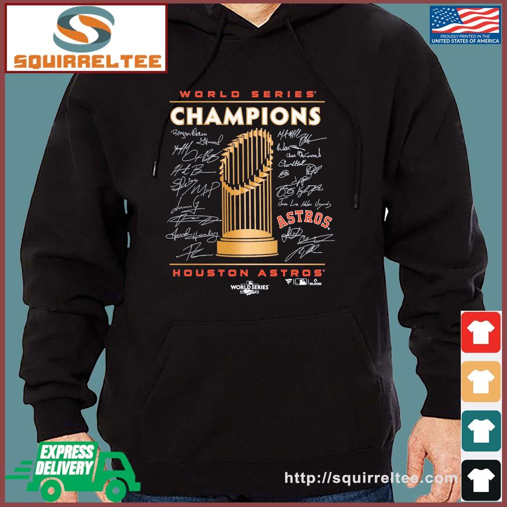 Houston Astros 2022 World Series Champions Signature Roster T-Shirt,  hoodie, sweater, long sleeve and tank top